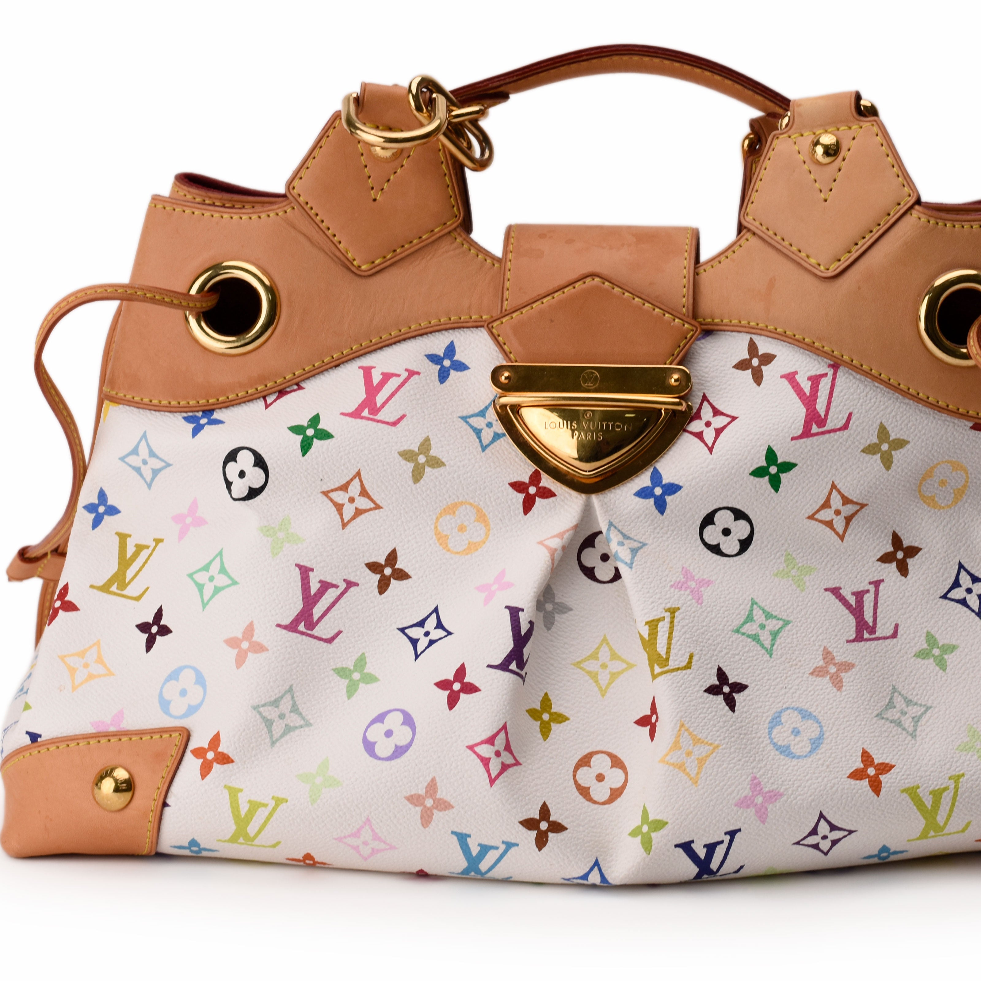 Louis Vuitton White Monogram Multicolore Ursula Bag