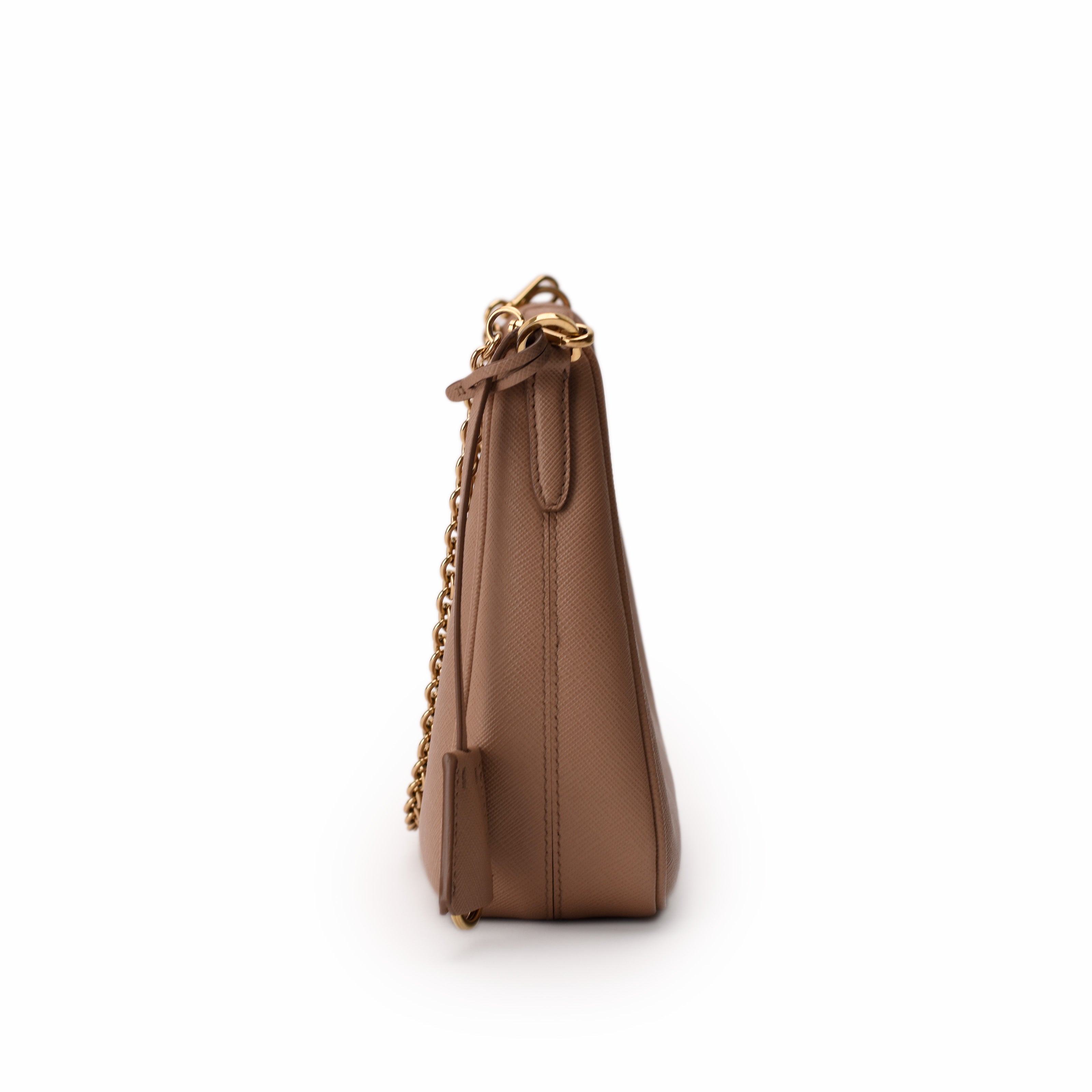 Prada Re-Edition 2005 Saffiano Leather Bag Cameo Beige