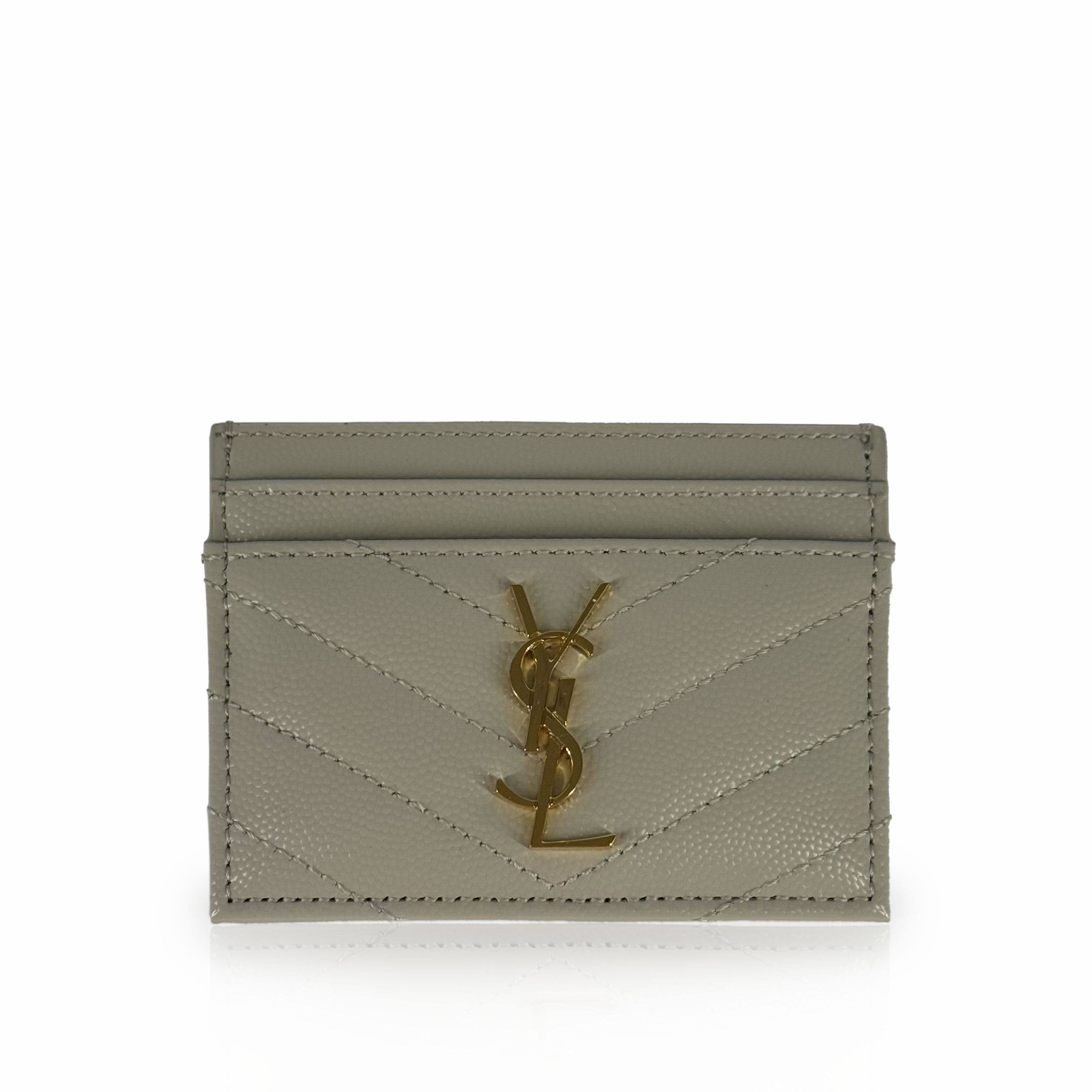 Saint Laurent Card Holder Blanc Vintage