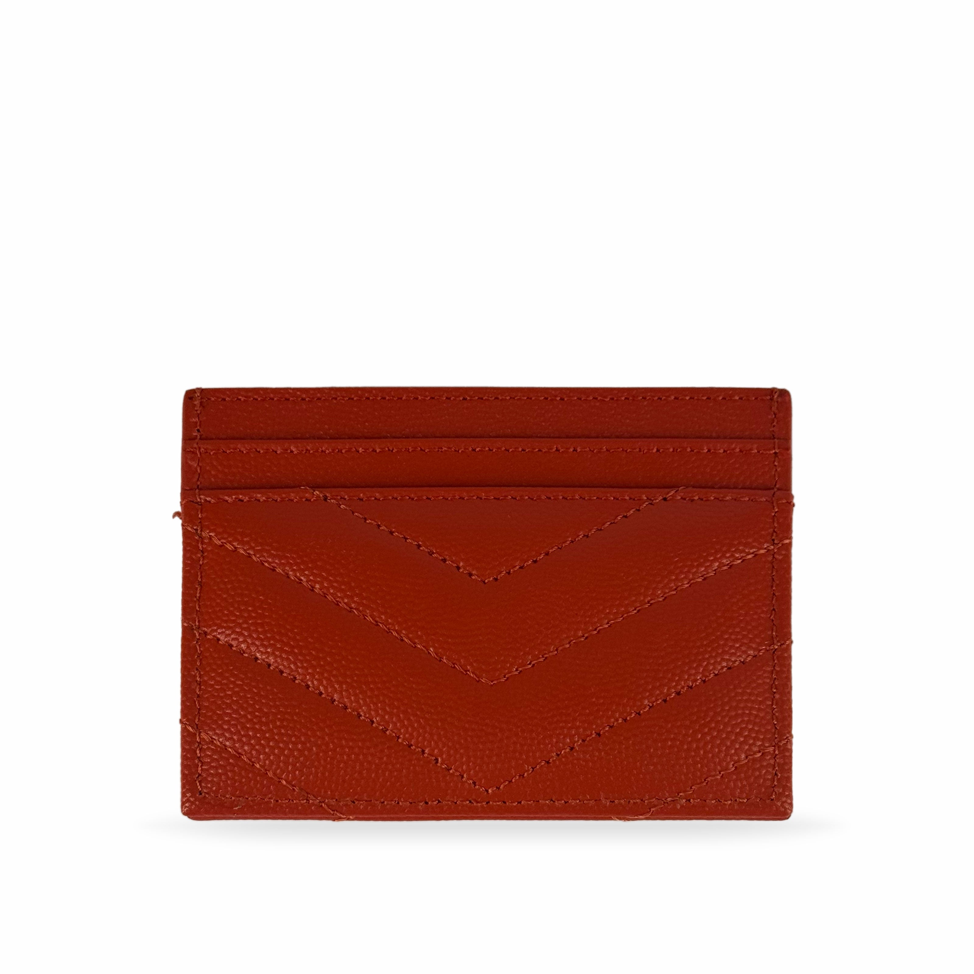 Saint Laurent Card Holder Red