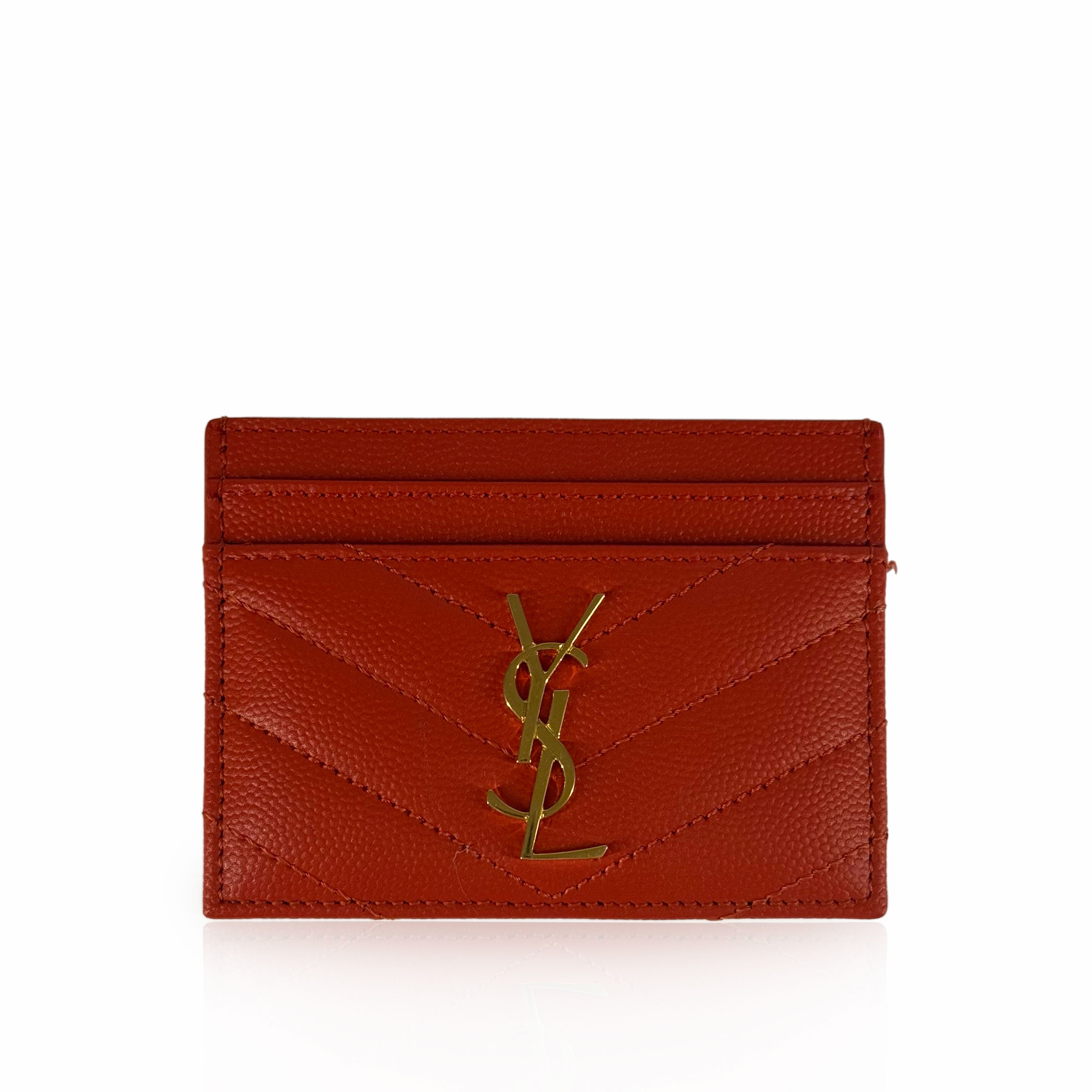 Saint Laurent Card Holder Red