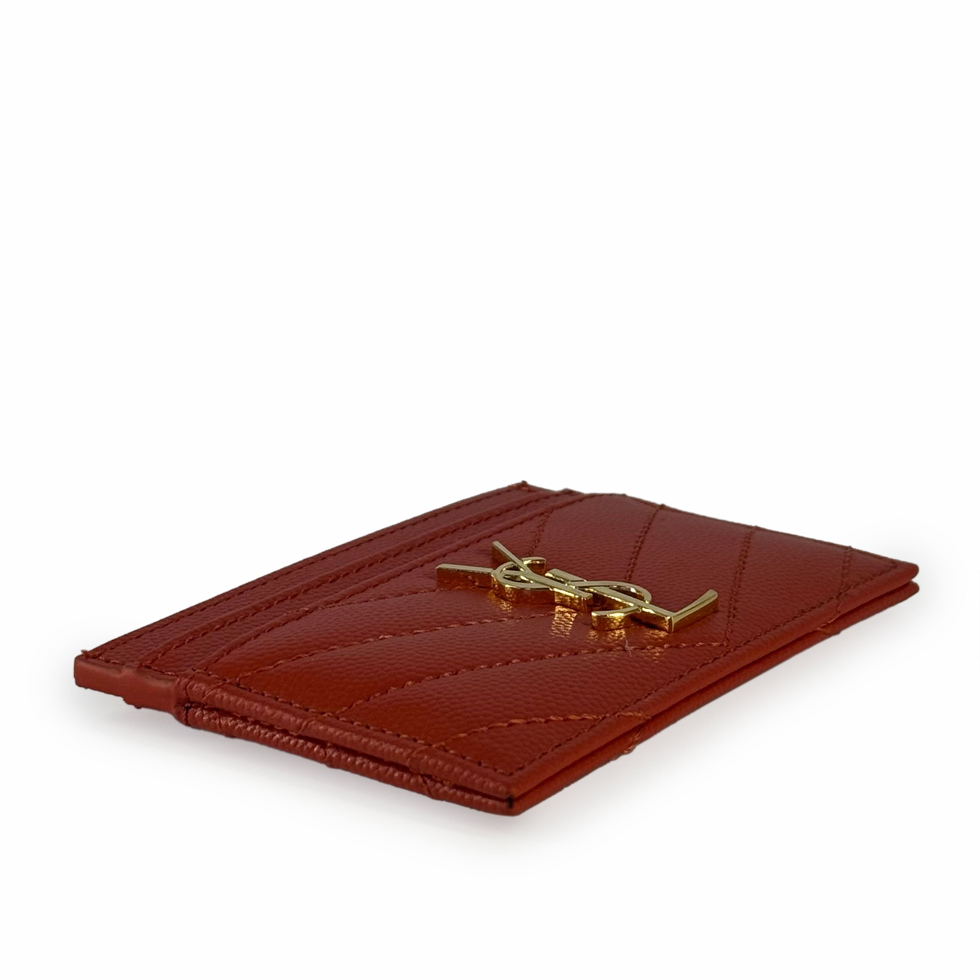 Saint Laurent Card Holder Red